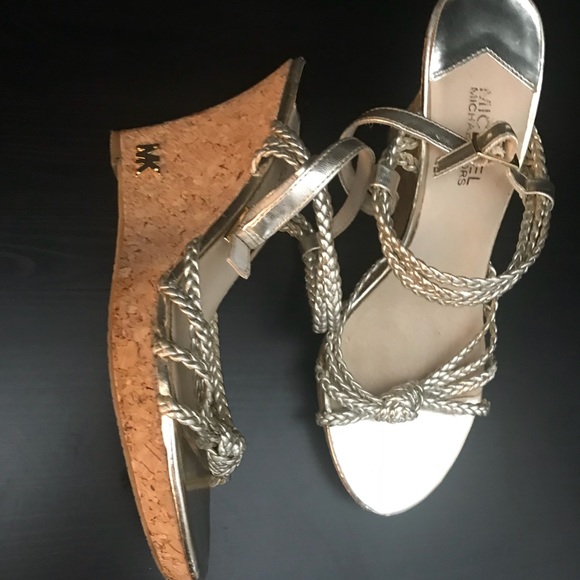 Michelle Michaels Kors wedge sandals - Picture 2 of 7